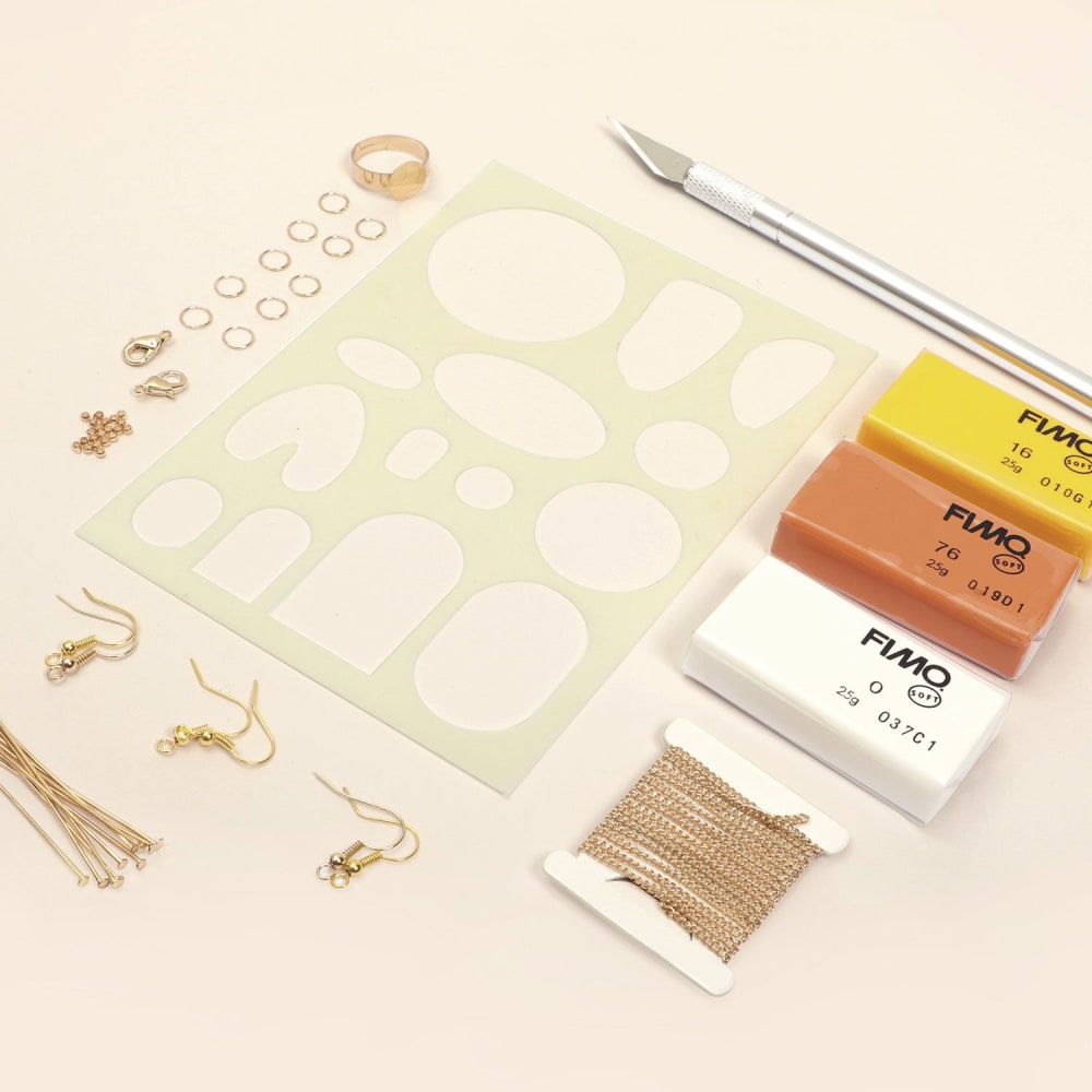 Coffret DIY bijoux fleuris en pâte polymère - Maisons du Monde