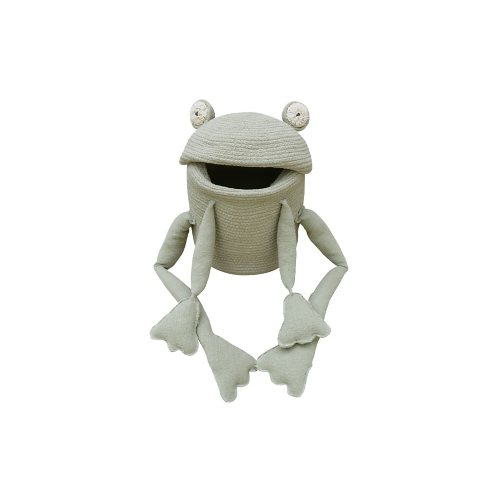 Panier fred la grenouille, 35x23x23 cm, olive