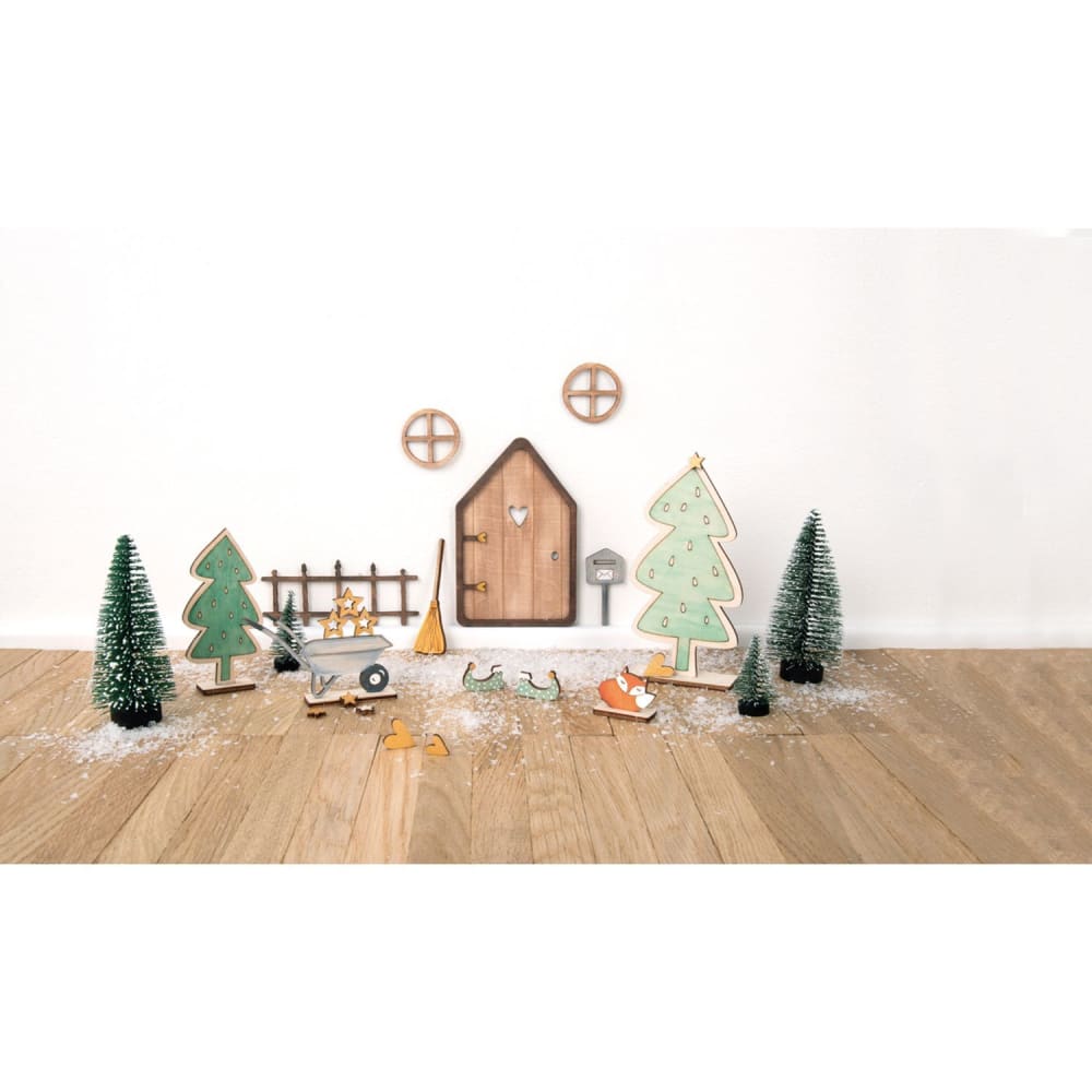 Mini scène de noël à monter 24 pièces - Maisons du Monde