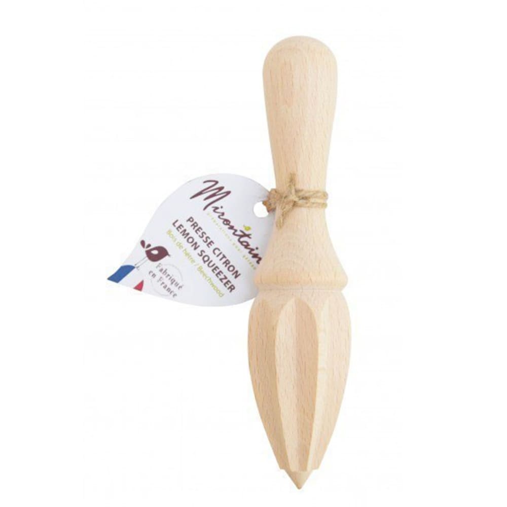 ScrapCooking Presse citron à manche en bois de hêtre - 15,5 x 4 cm Beige