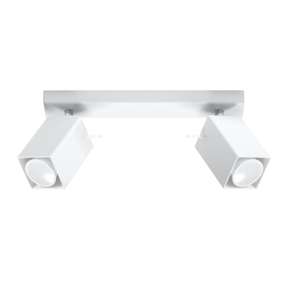 Lámpara de techo blanco acero alt. 16 cm