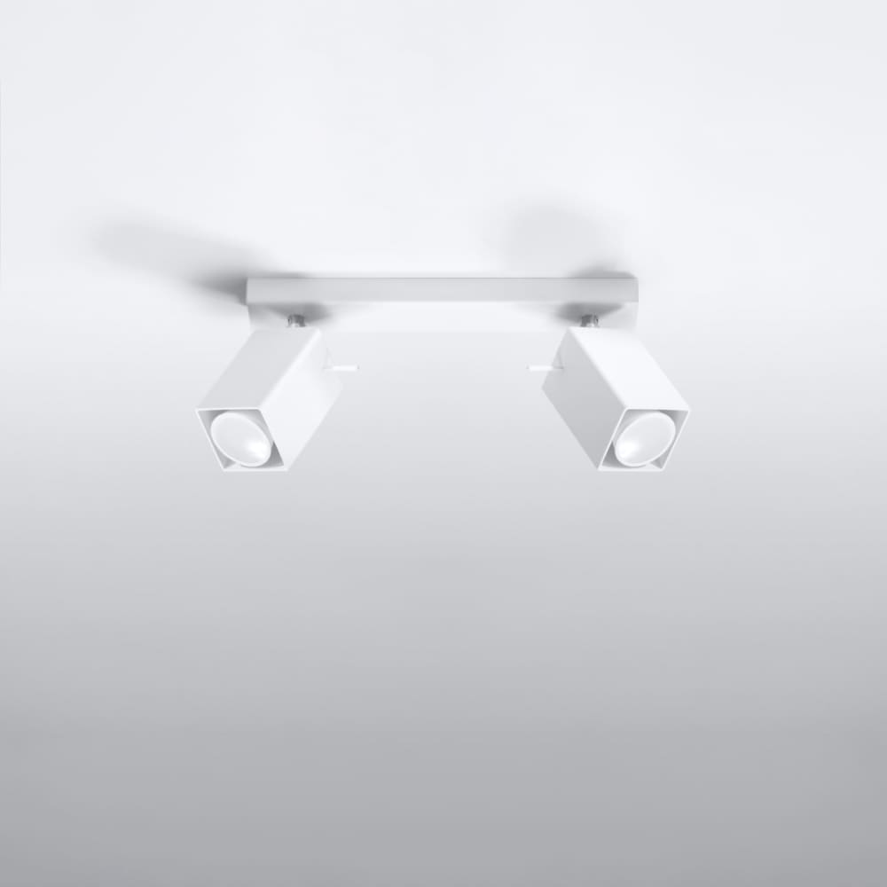 Lámpara de techo blanco acero alt. 16 cm - Maisons du Monde