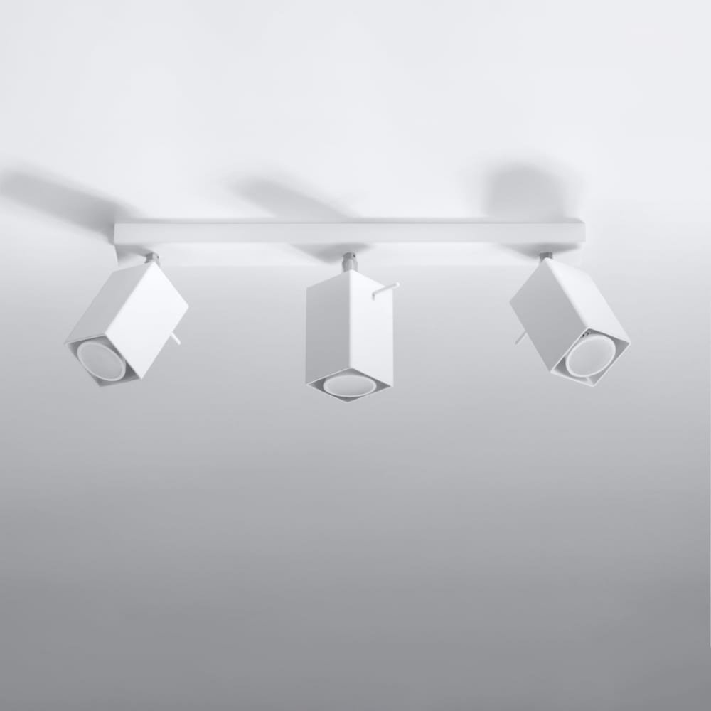 Lámpara de techo blanco acero alt. 16 cm - Maisons du Monde