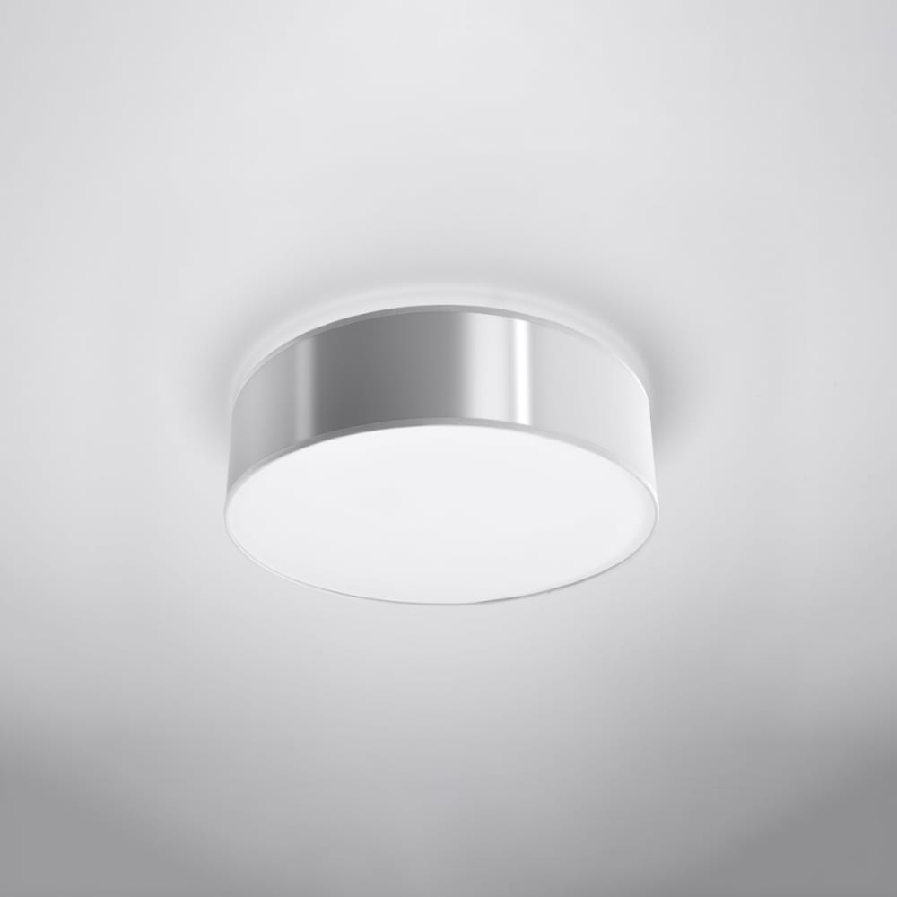 Lampada a soffitto grigia pvc - Sollux Lighting