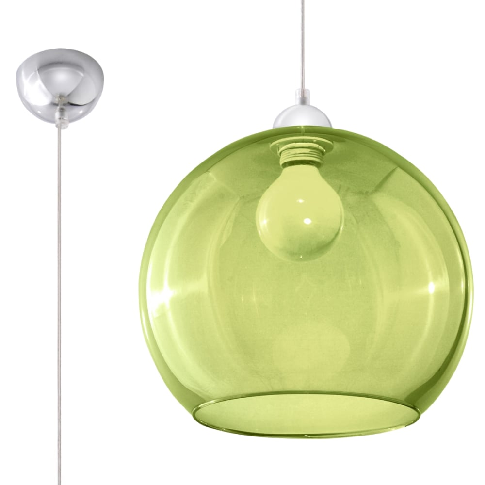 suspension Acier Vert