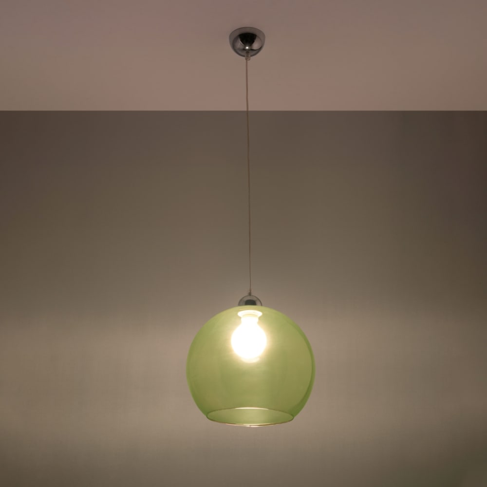Suspension Acier Vert E27 1 Ball — vue 4
