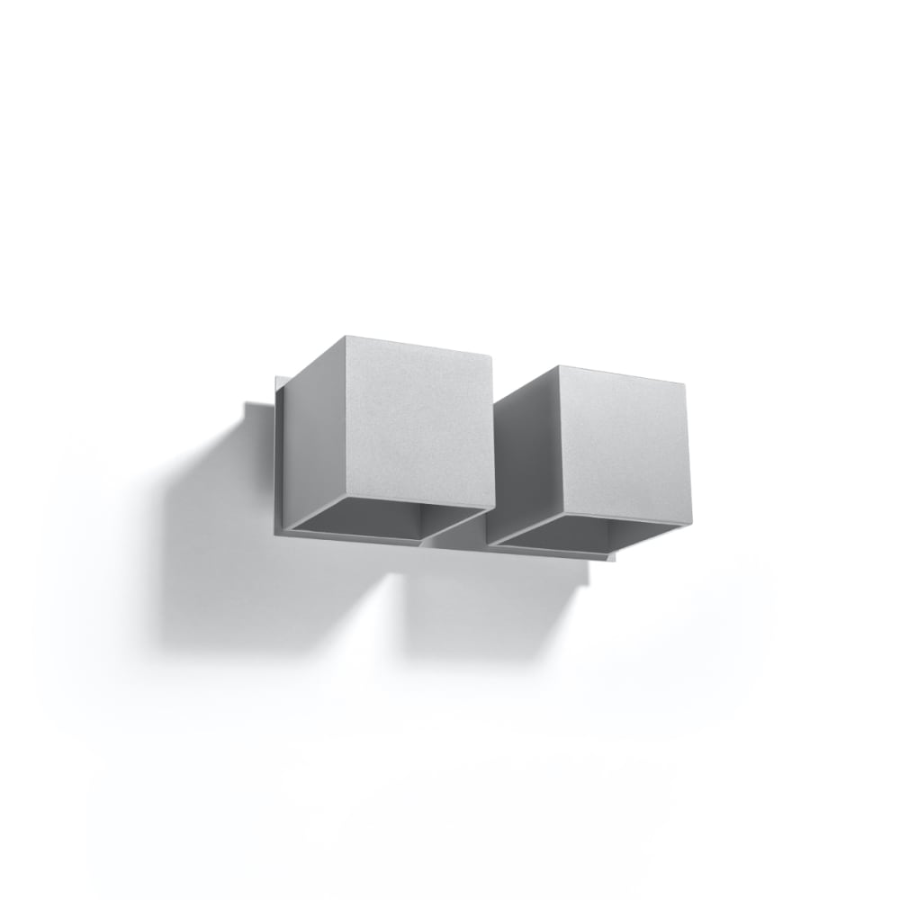 Lámpara de pared gris aluminio alt. 11 cm - Maisons du Monde