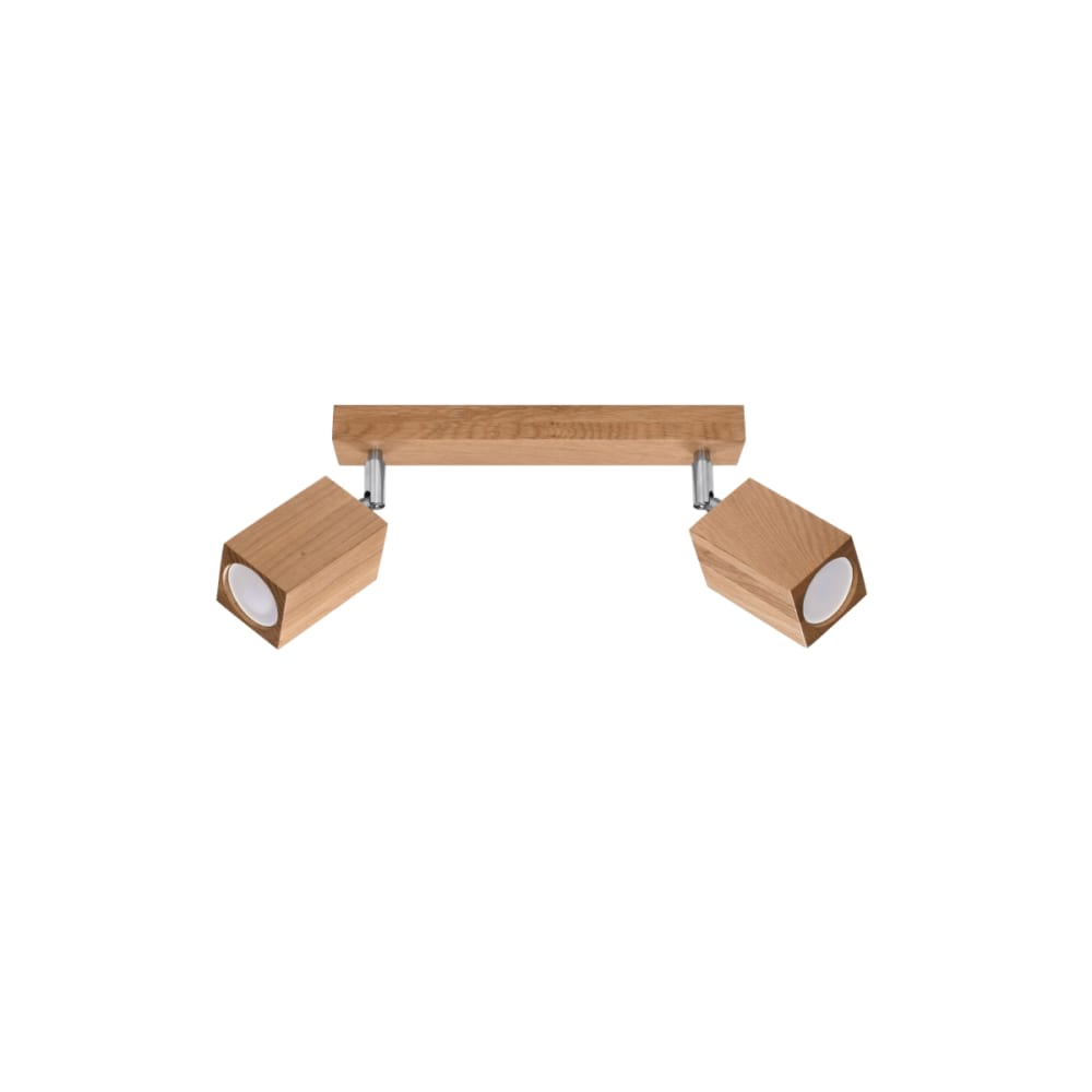 Sollux Lighting Deckenlampen aus Holz in Eiche style classic chic Braun Holz