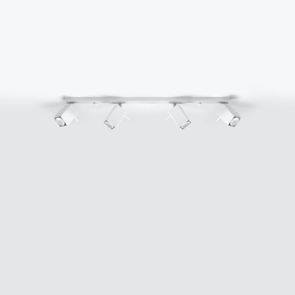 Lámpara de techo blanco acero alt. 16 cm - Maisons du Monde