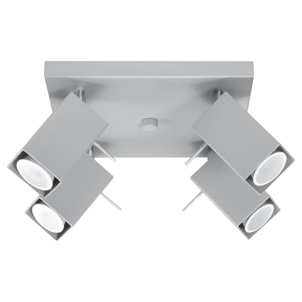 Sollux Lighting Deckenlampen aus Stahl in grau style classic chic - Stahl