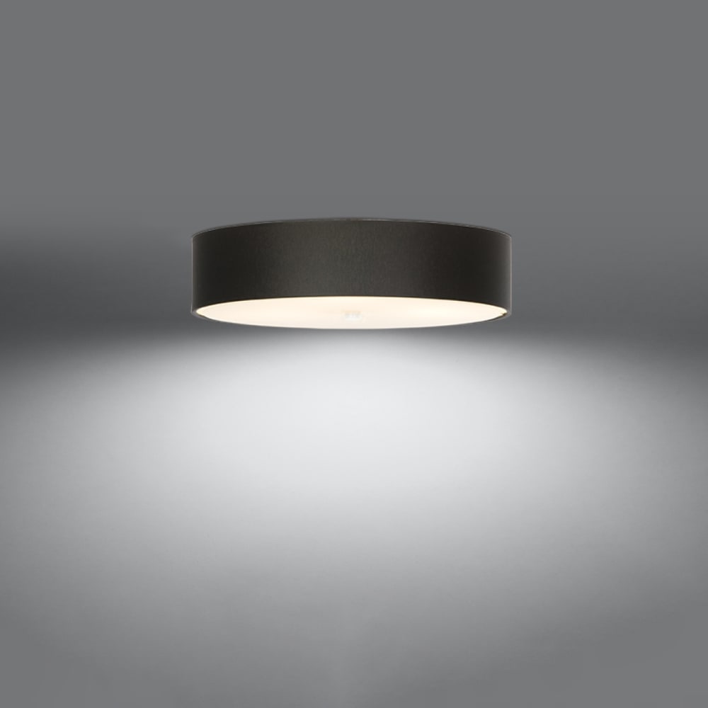 Plafonnier Tissu Noir E27 5 Skala 50 — vue 4