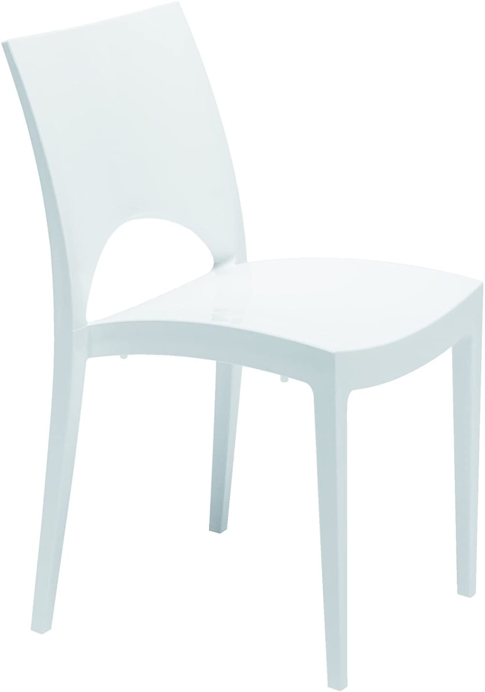 Sedia in resina bianca - Resina