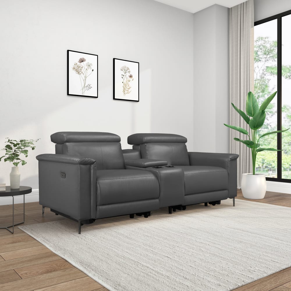 Poltrona in tessuto grigio - Tessuto