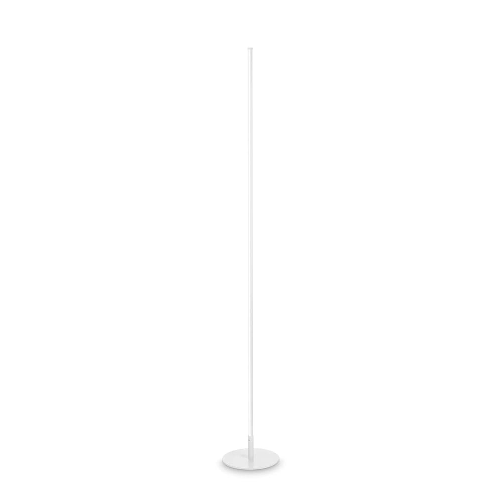 Piantana in metallo nera con diffusore led in policarbonato - Metallo