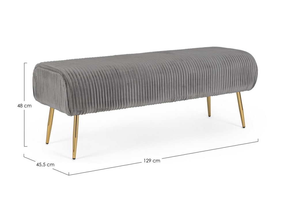 Panca grigio - Konte.Design