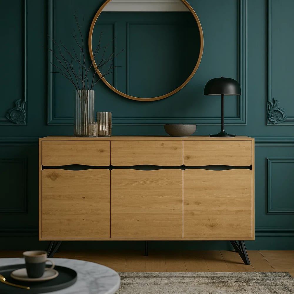 Consolle in legno naturale con ante - Urban Meuble