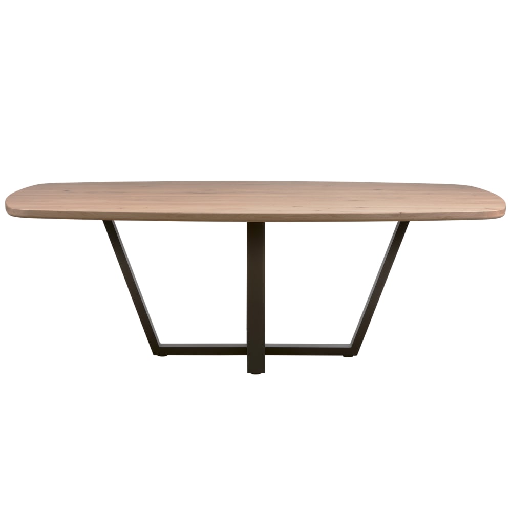 WOOOD Tischbein aus Metall, Schwarz style modern Schwarz Metall