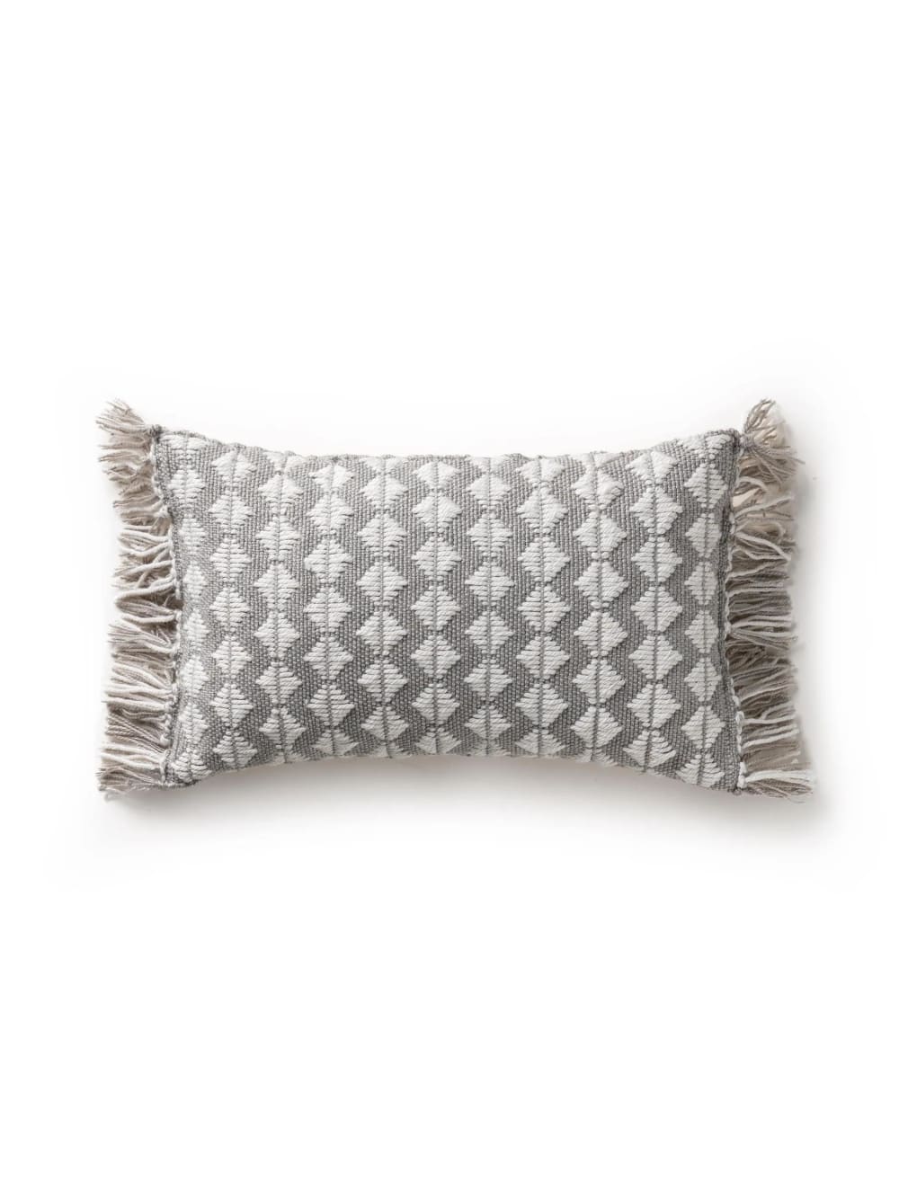 Coussin d'intérieur et d'extérieur gris 30x50