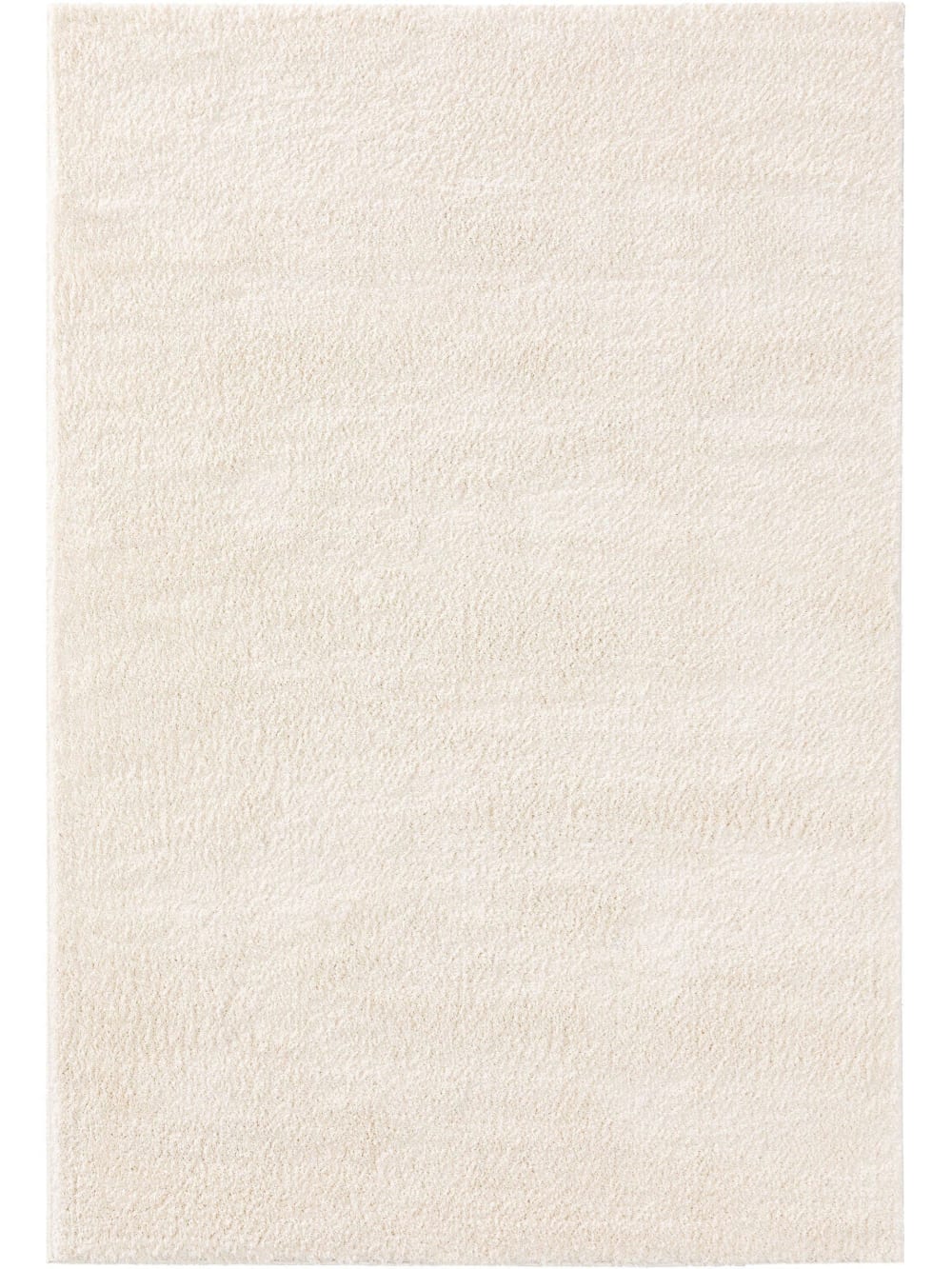 Tapis à poils longs blanc 140x200