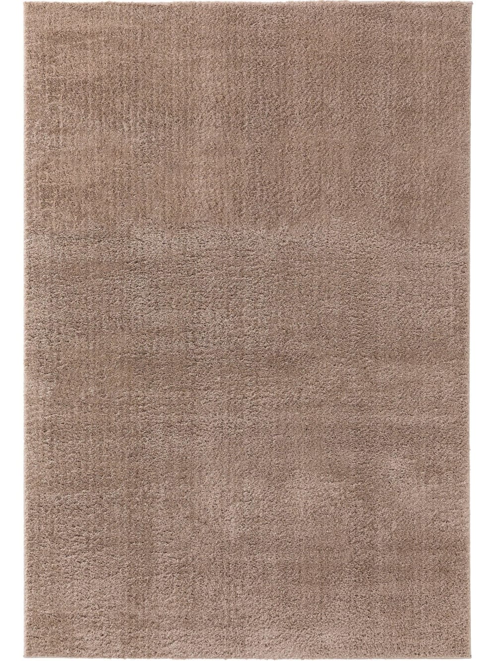 Tapis à poils longs beige 140x200