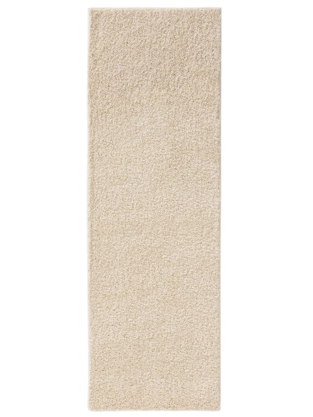 Benuta Hochflorteppich cream 80x300 style modern Beige Pvc - Polyvinlychlorid