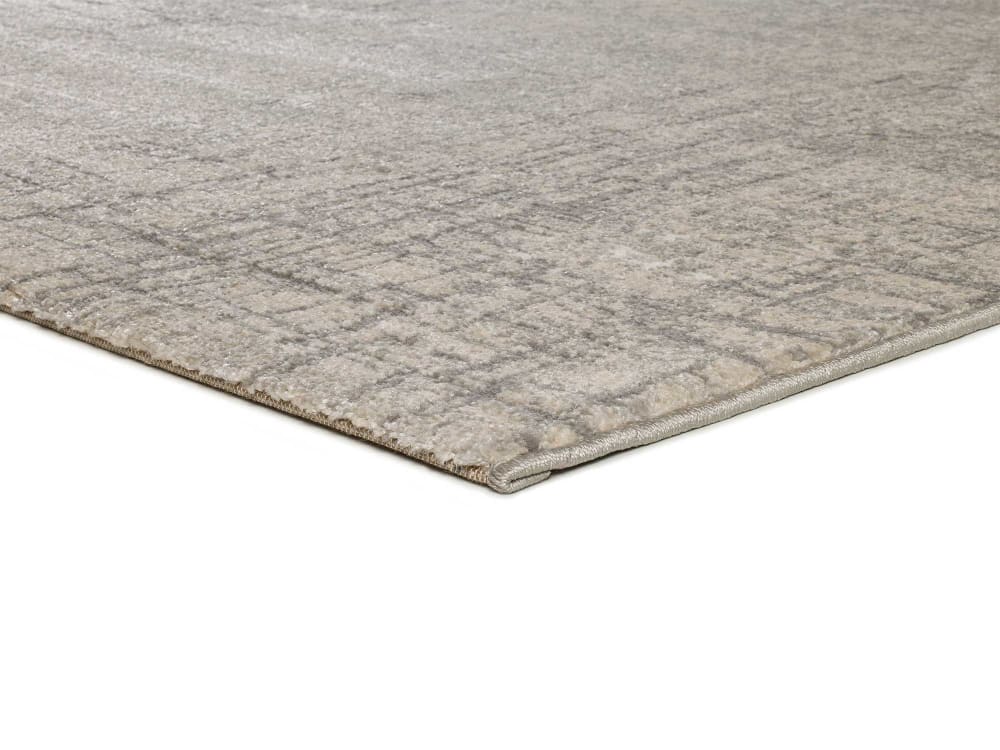 Tapis à relief abstrait gris/beige 200x290 cm — vue 4