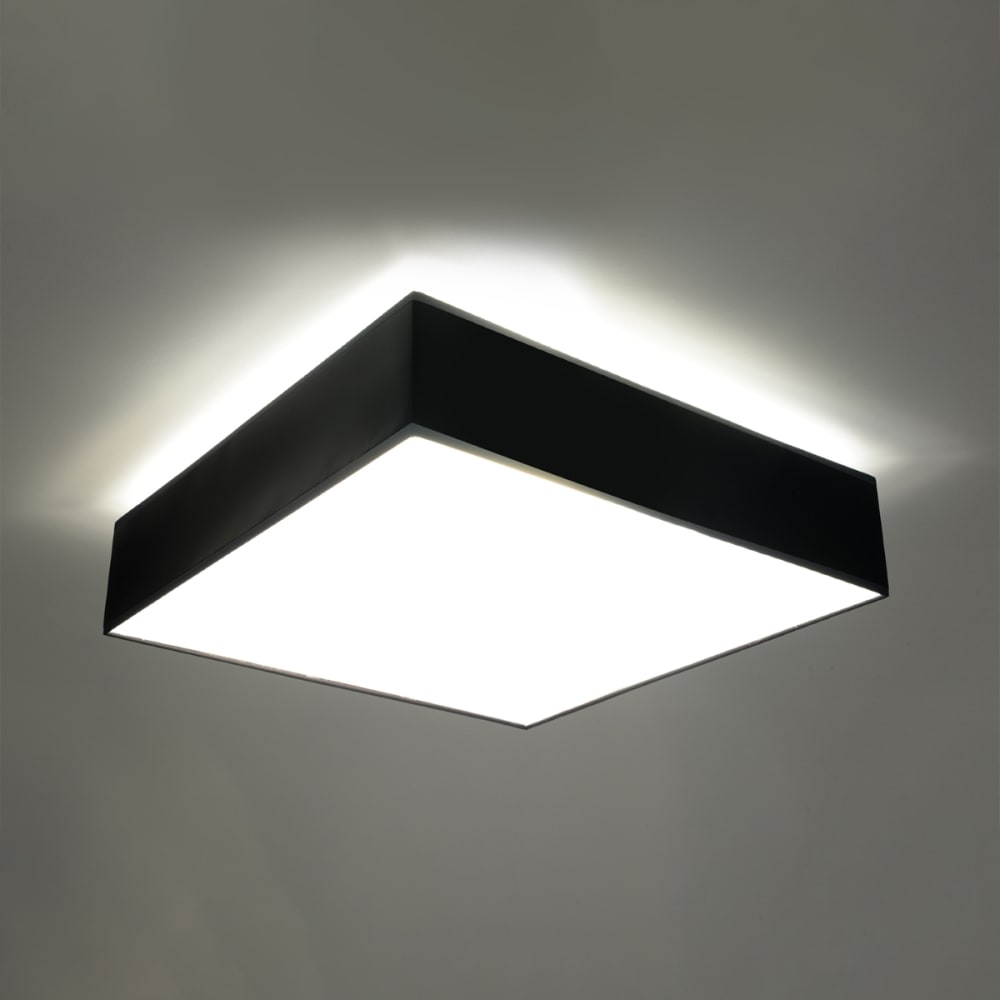Plafonnier PVC Noir E27 4 Horus — vue 4
