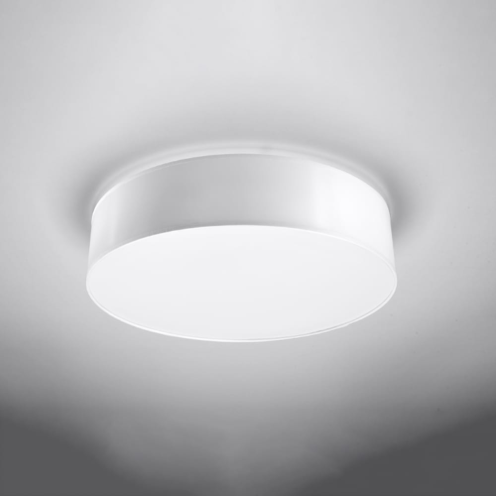 Plafonnier PVC Blanc E27 4 Arena — vue 3