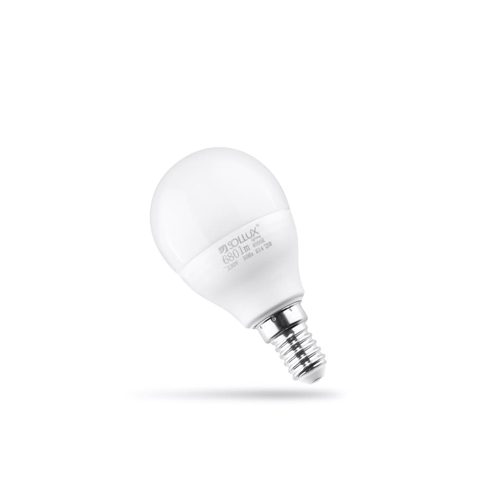 Sollux Lighting Glühbirnen E14 8 W style modern Weiß Glas