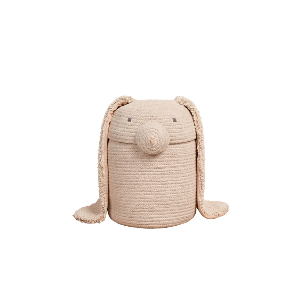Cestino per bambini Rita il coniglio - Bianco - Cotone