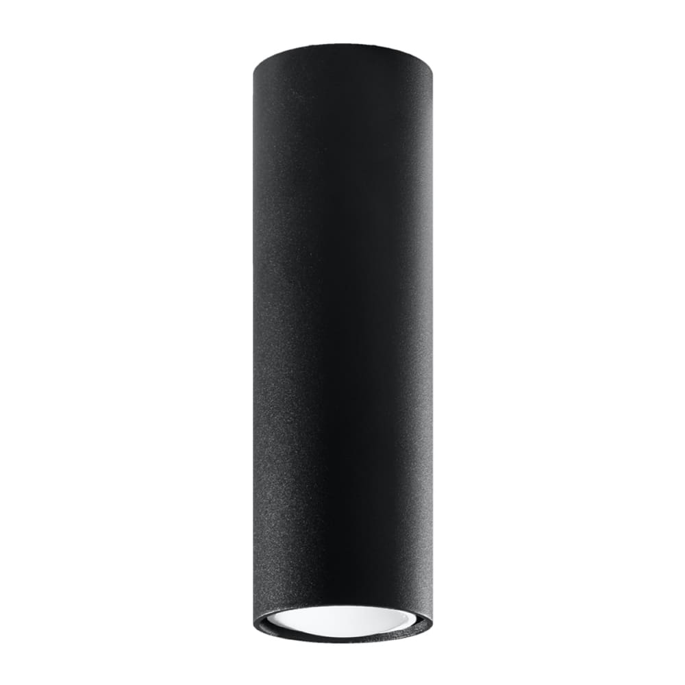 Plafonnier Acier Noir GU10 1 Lagos 20