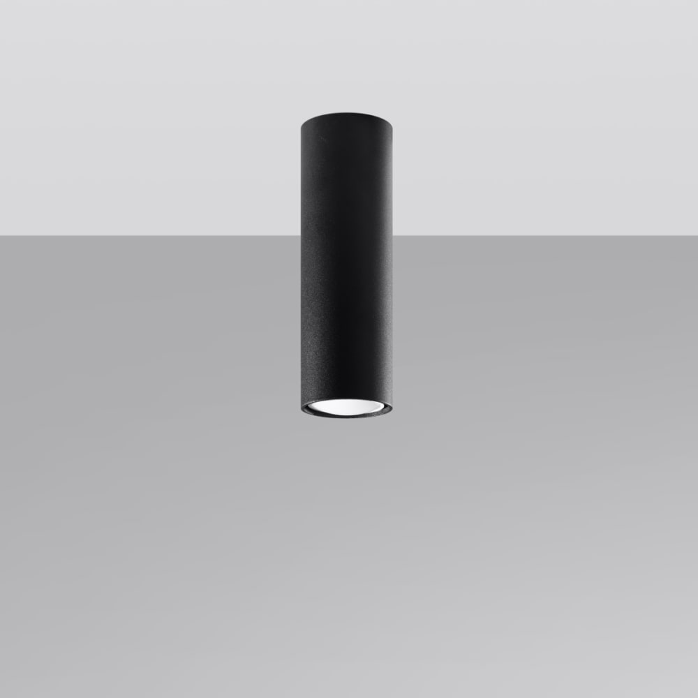 Plafonnier Acier Noir GU10 1 Lagos 20 — vue 3