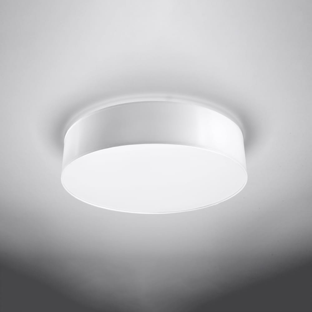 Plafonnier PVC Blanc E27 3 Arena — vue 3