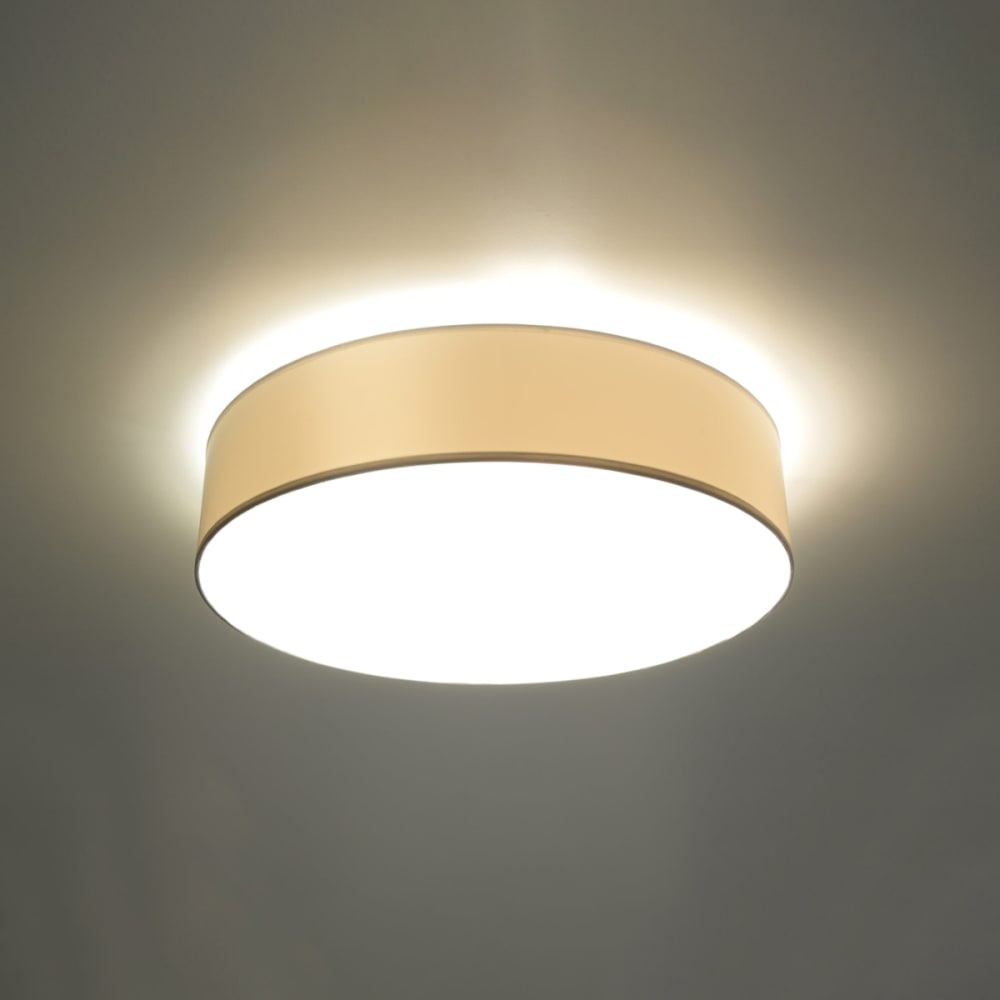 Plafonnier PVC Blanc E27 3 Arena — vue 4