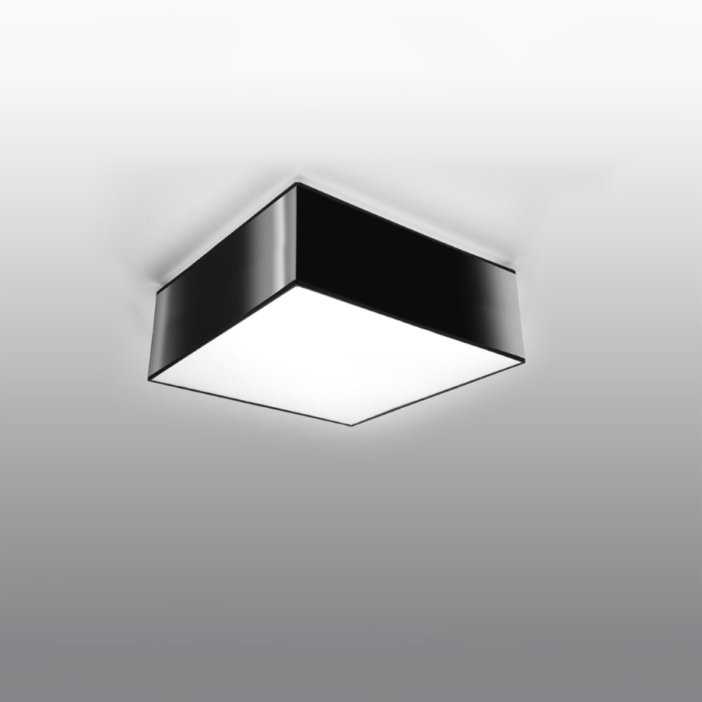 Lámpara de techo negro cloruro de polivinilo alt. 11 cm - Maisons du Monde