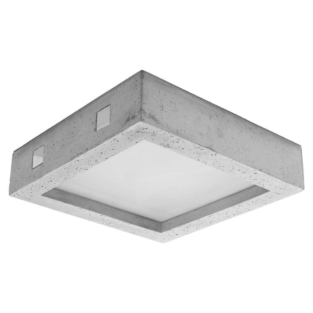 Plafonnier Béton Gris - led
