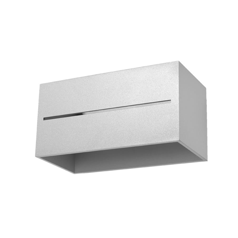 Sollux Lighting Wandlampen aus Aluminium in grau style classic chic - Aluminium