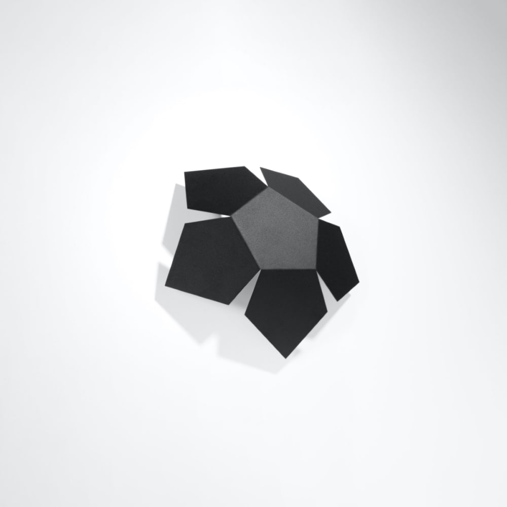 Applique acier noir h 8 cm - Maisons du Monde