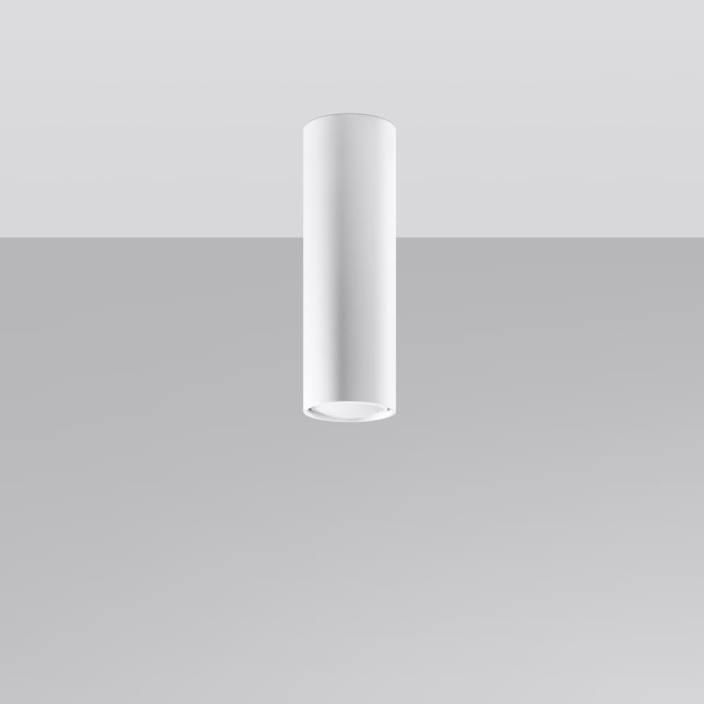 Plafonnier Acier Blanc GU10 1 Lagos 20 — vue 3