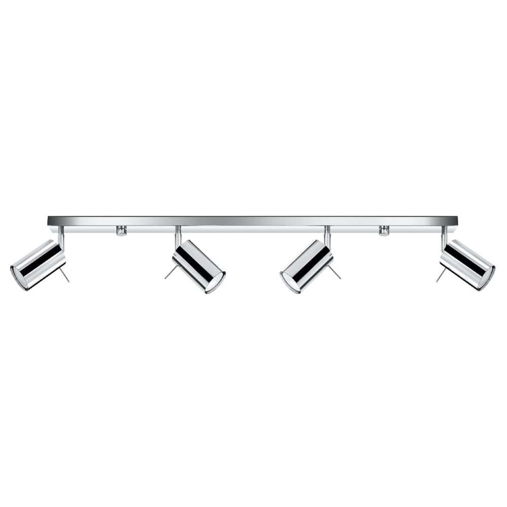 Lámpara de techo cromo acero alt. 16 cm