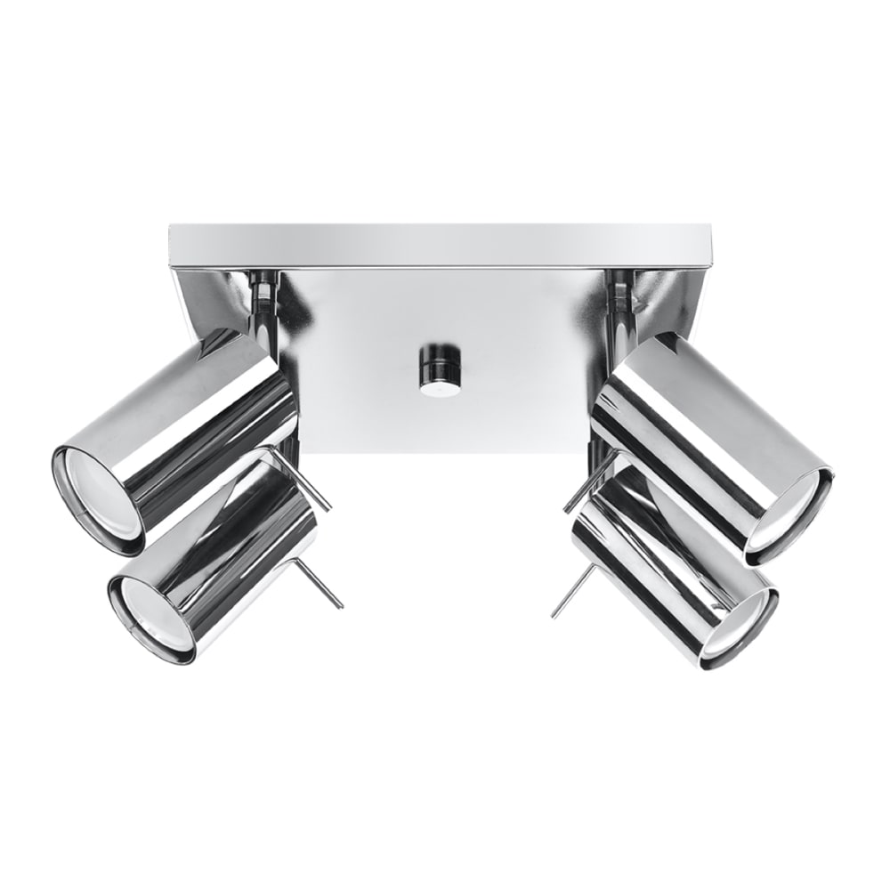 Lampada a soffitto cromo acciaio - Modello Classico chic - Acciaio