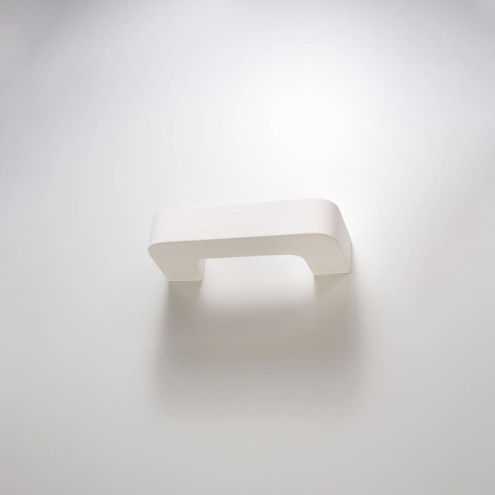 Applique rectangle en céramique, blanc L: 36cm — vue 3