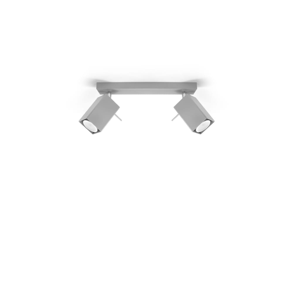 Lámpara de techo gris acero alt. 16 cm - Maisons du Monde