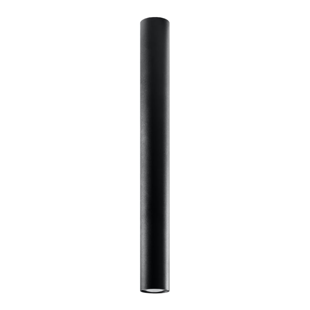 Plafonnier acier Noir