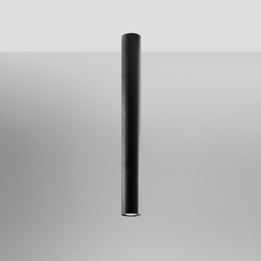 Plafonnier Acier Noir GU10 1 Lagos 60 — vue 3