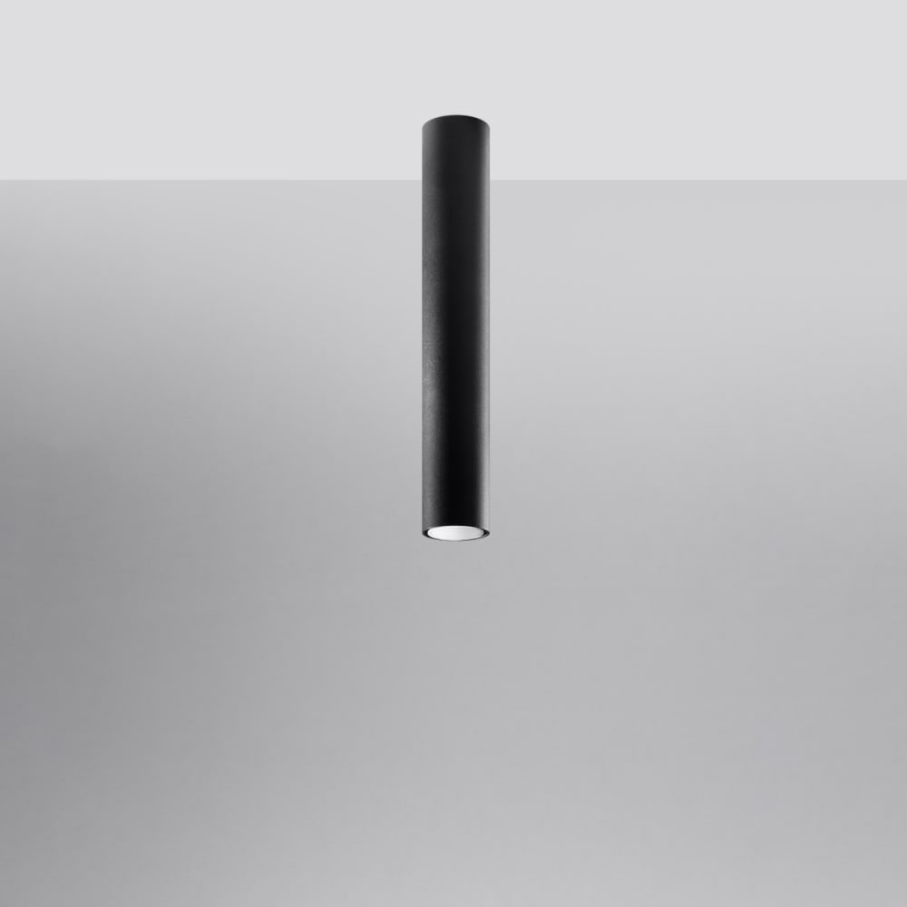 Plafonnier Acier Noir GU10 1 Lagos 40 — vue 3