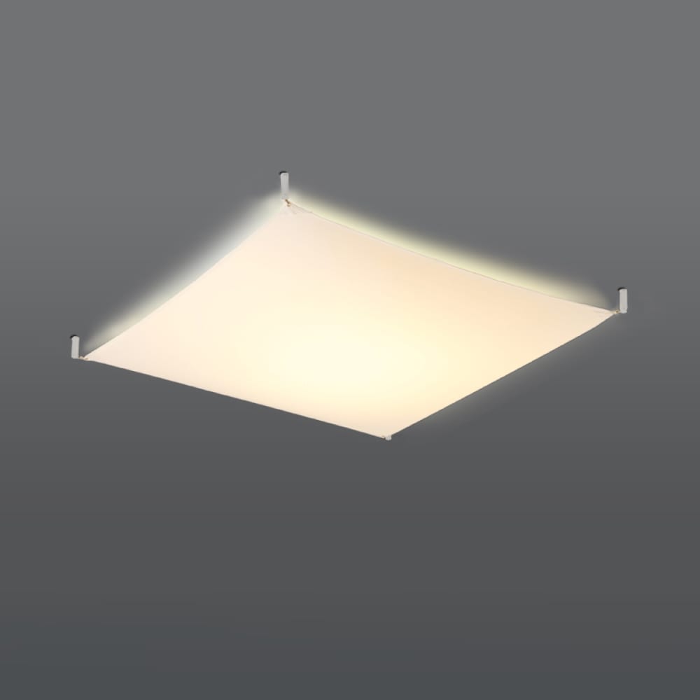 Plafonnier Tissu Blanc G13 4 Luna — vue 4