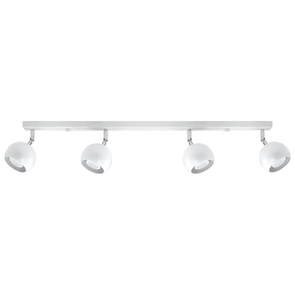 Lámpara de techo blanco acero alt. 16 cm