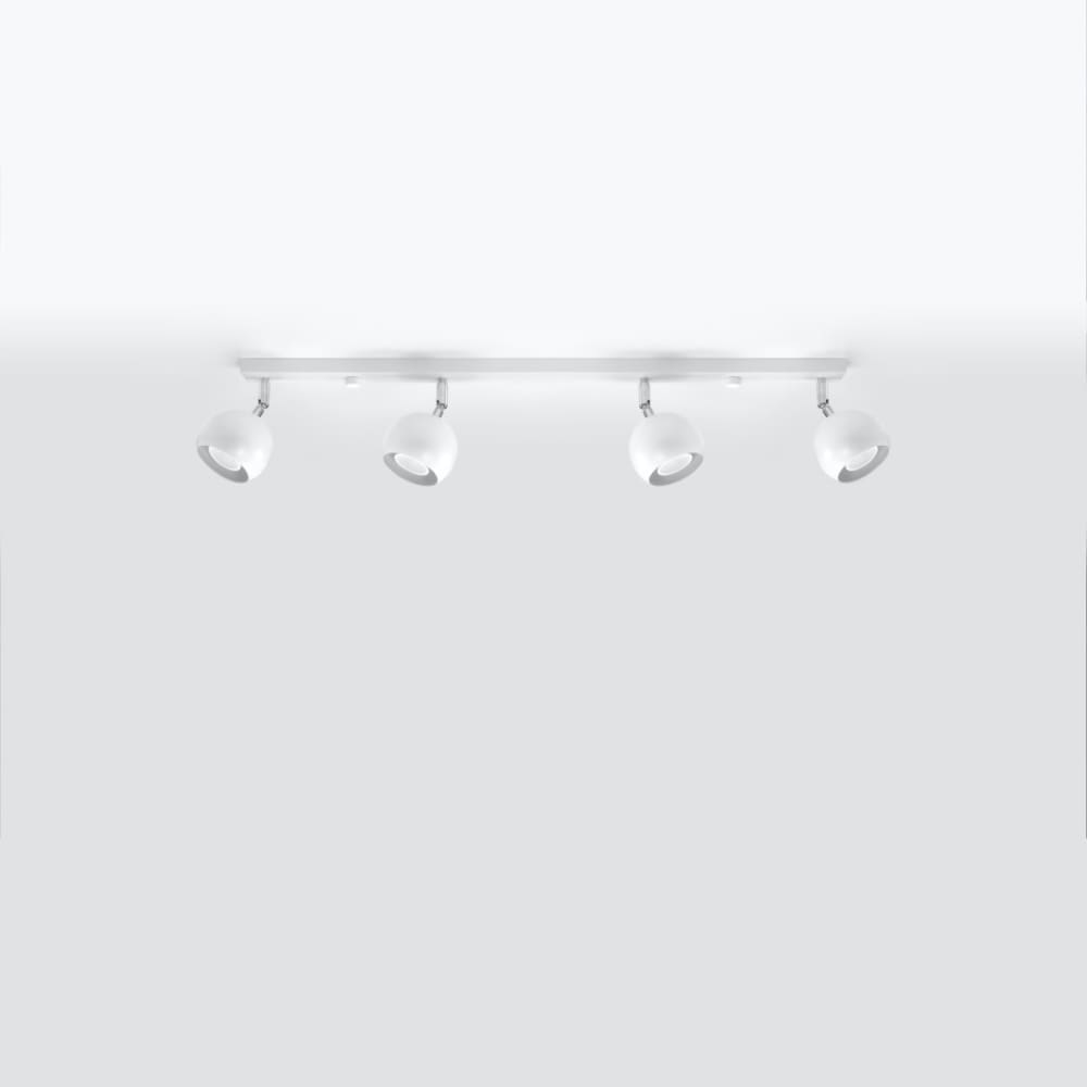 Lámpara de techo blanco acero alt. 16 cm - Maisons du Monde