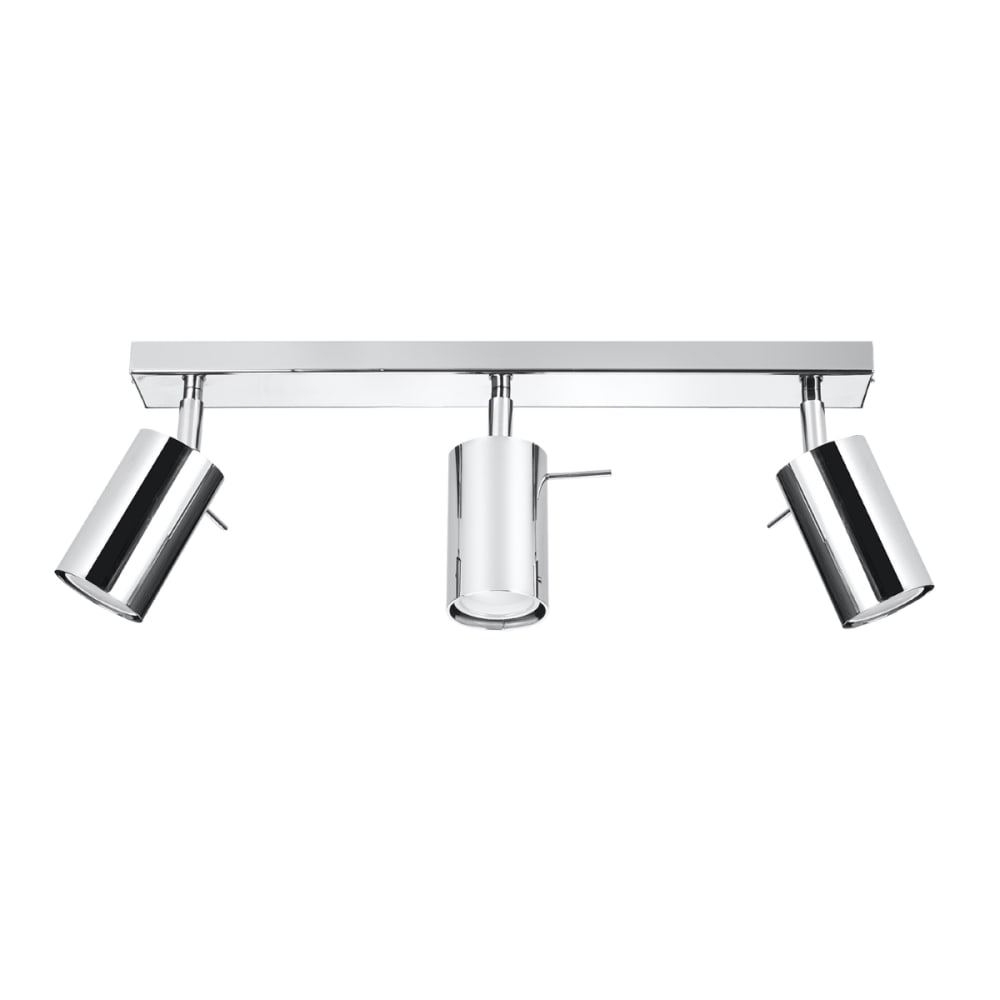 Lámpara de techo cromo acero alt. 16 cm